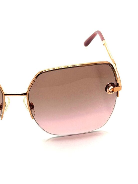 NEW DOLCE GABBANA DG2267 1298/14 ROSE GOLD/PINK GRADIENT BROWN SUNGLASSES 63MM main image 8